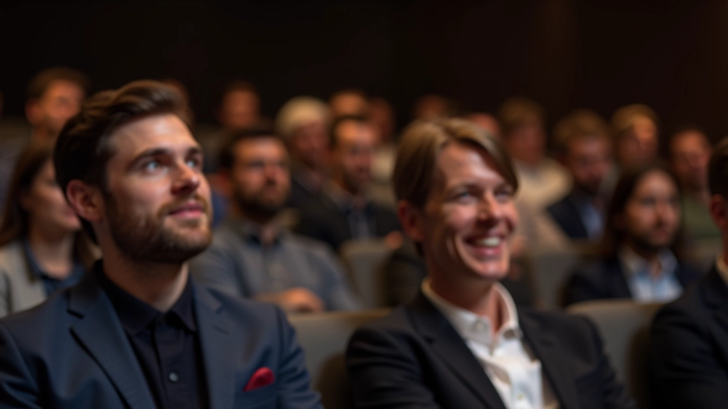Pubblico seduto che segue un relatore con atteggiamento attentissimo, alcuni con gli occhi ben aperti di sorpresa